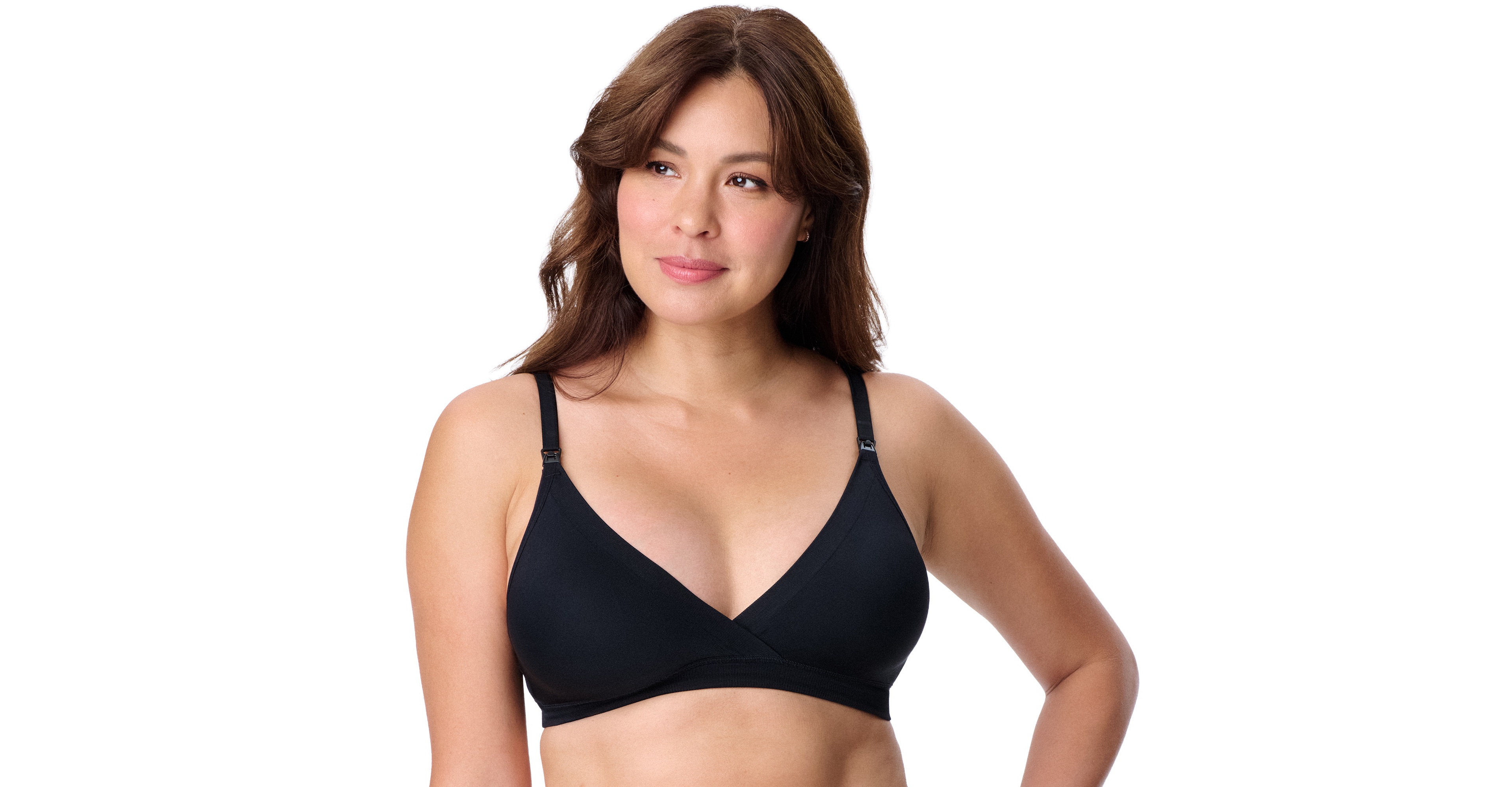 Motherhood Women's Maternity Wireless Seamless Wrap Nursing Bra
