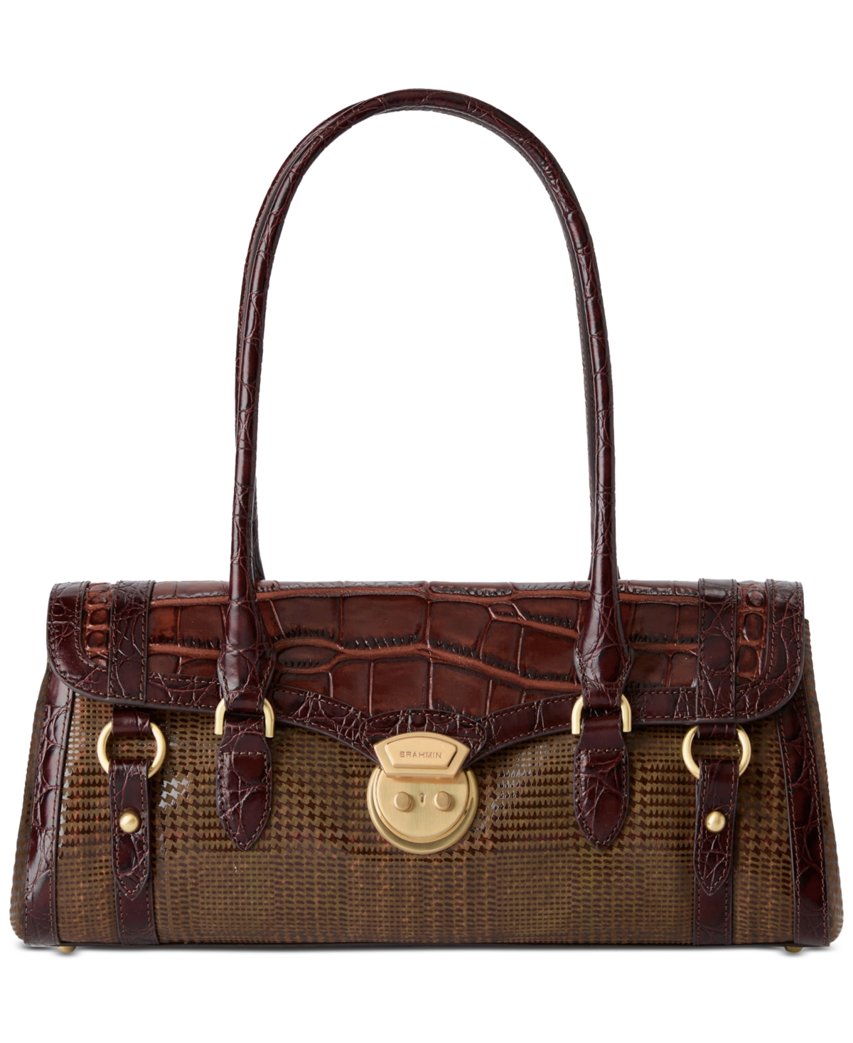 Brahmin Dayan Leather Satchel Bag