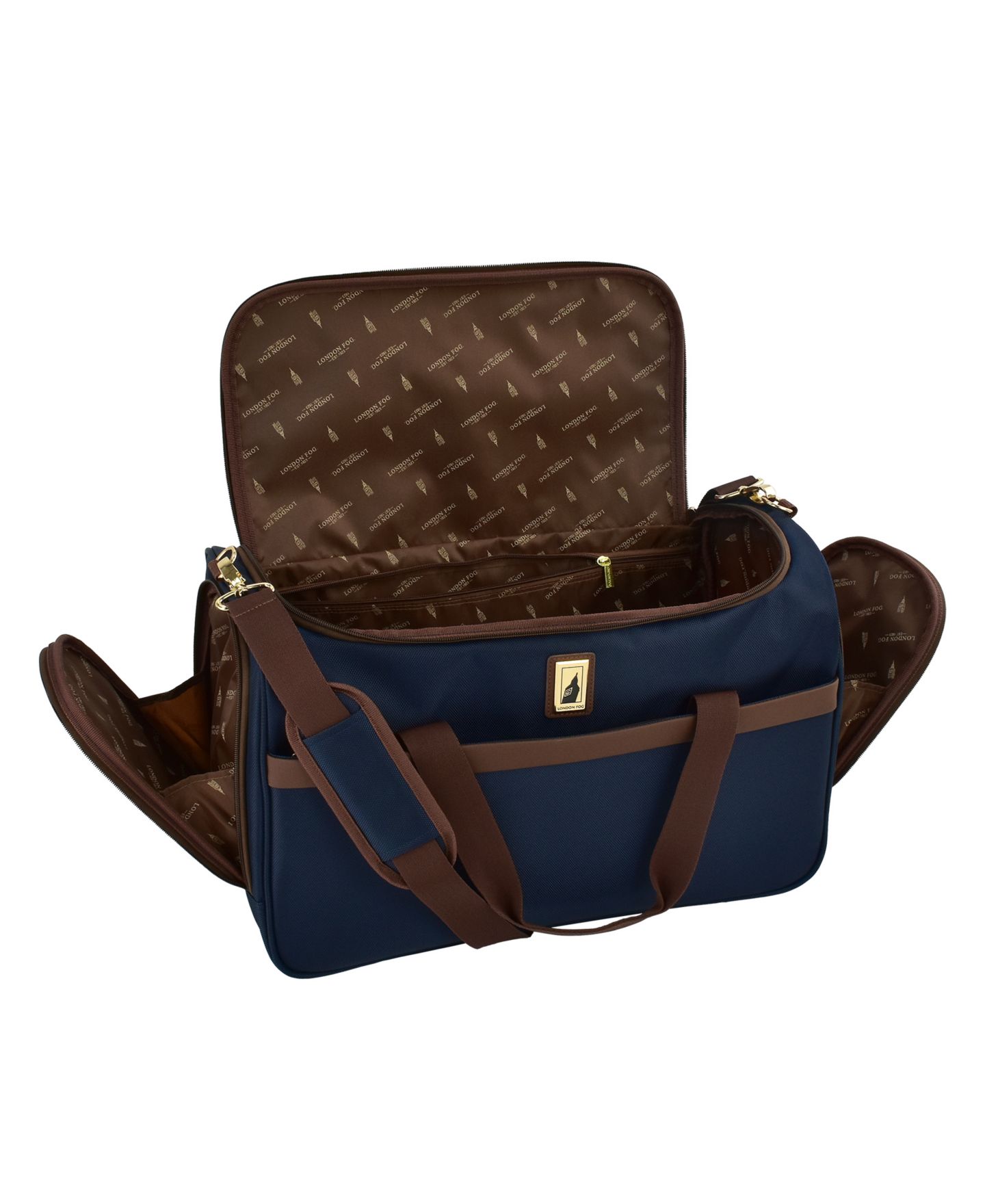 Сумка London Fog Brentwood IV 19" Duffel, цвет: Полуночный синий — фото 4