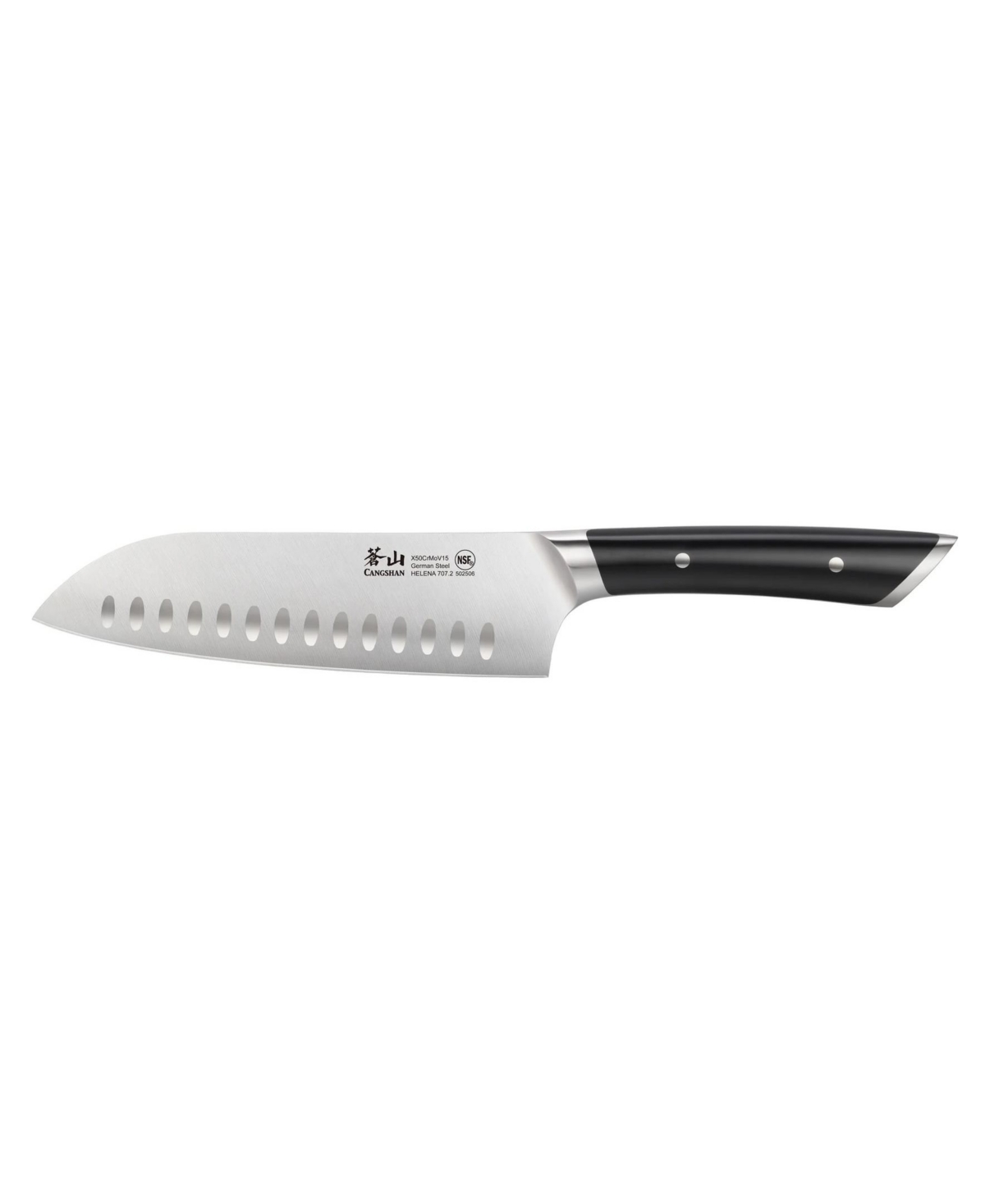 Cangshan Canghshan Helena Series 7" Santoku Knife In Black