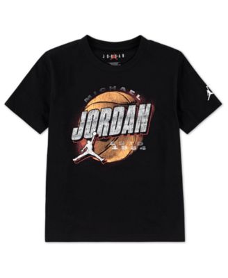 Toddler and Little Boys Distressed Chrome T-Shirt