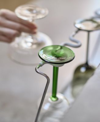 DrySmart Folding Wine Glass Drying Rack