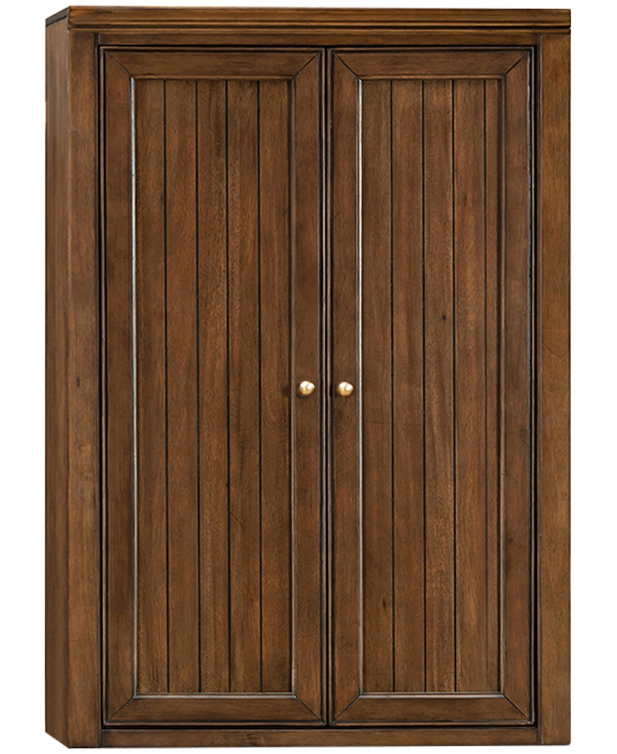 Macy's Furniture 47" Wooden Amren Door Hutch In Brown