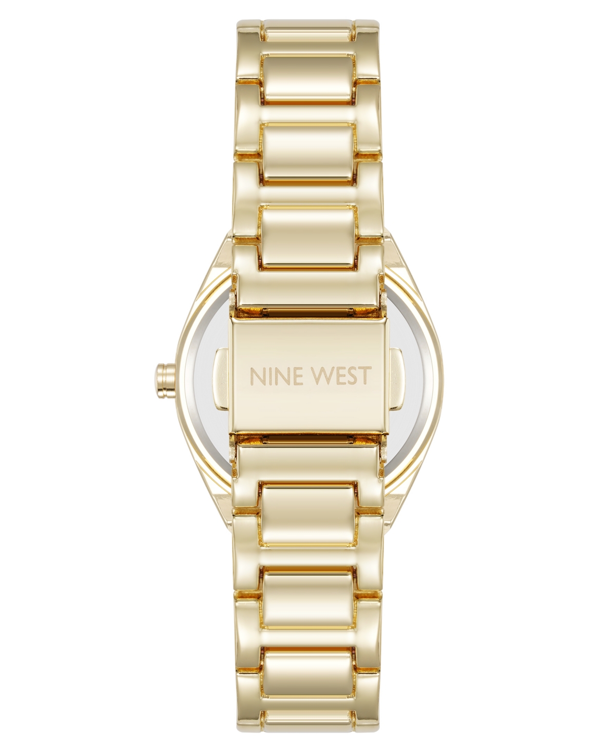 Anne Klein Women's Quartz Minimalist Burgundy And Gold-tone Metal Alloy Watch, 30mm