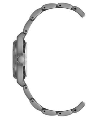 Women's Quartz Minimalist Gray Metal Alloy Watch, 30mm