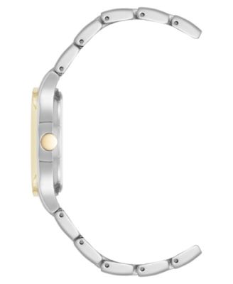 Women's Quartz Unique Silver-Tone and Gold-Tone Metal Alloy Watch, 33mm