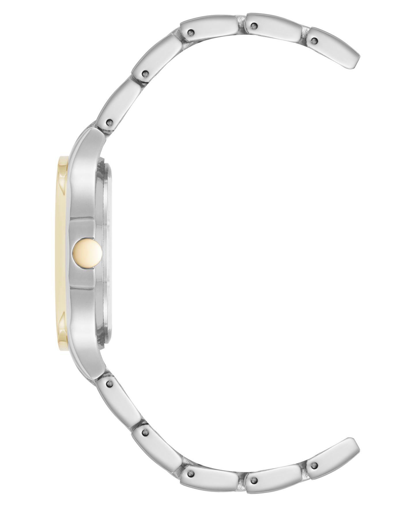 Женские часы Nine West Quartz Unique Silver-Tone and Gold-Tone Metal Alloy, 33mm — фото 2