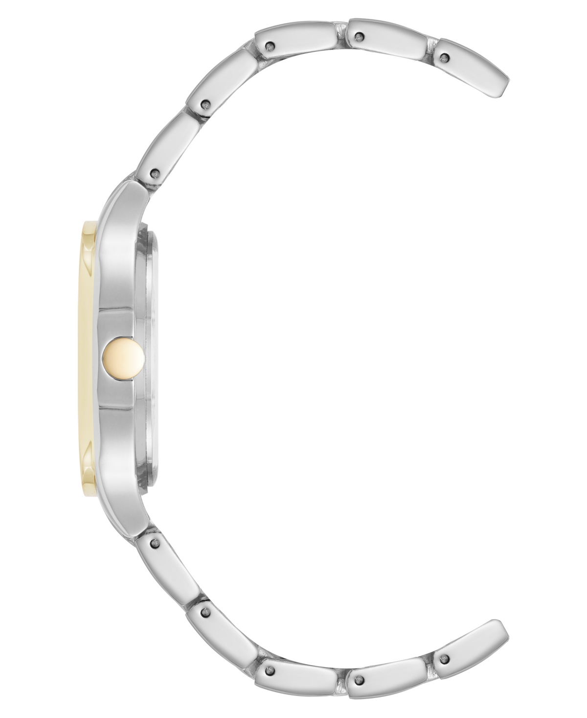 Anne Klein Women's Quartz Unique Silver-tone And Gold-tone Metal Alloy Watch, 33mm In Gray