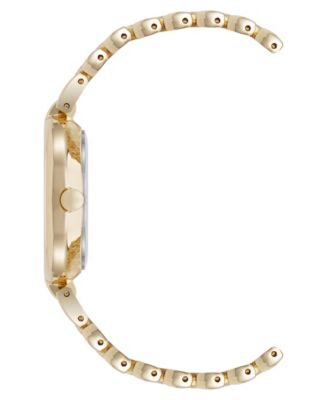 Women's Quartz Contemporary Gold-Tone Metal Alloy Watch, 35mm
