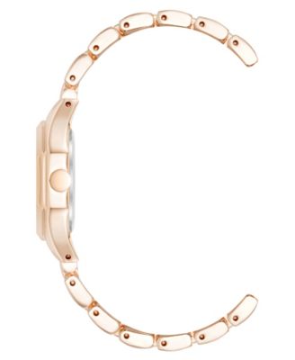 Women's Quartz Exquisite Rose Gold-Tone Metal Alloy Watch, 28mm