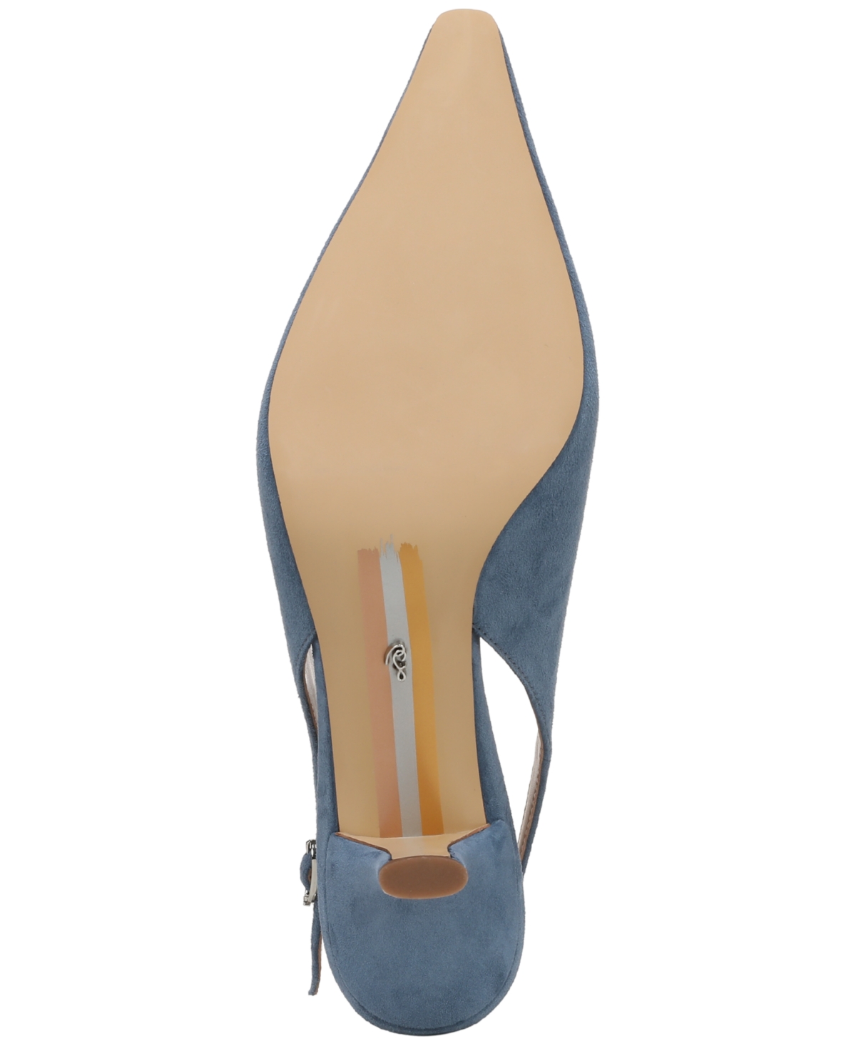 Sam Edelman Bianka Slingback Pointed Toe Pump In Blue