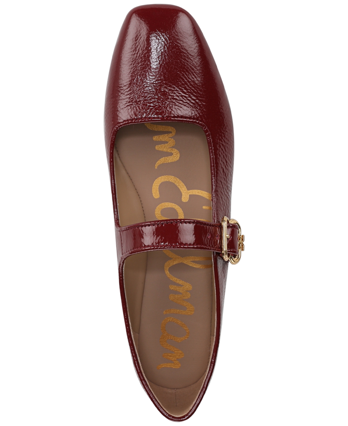 Sam Edelman Women's Michaela Mary Jane Flats In Burgundy