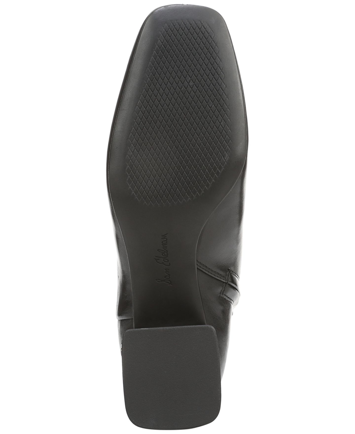Женские ботинки Sam Edelman Paige Zipper Booties, цвет: Чёрный кожаный — фото 5