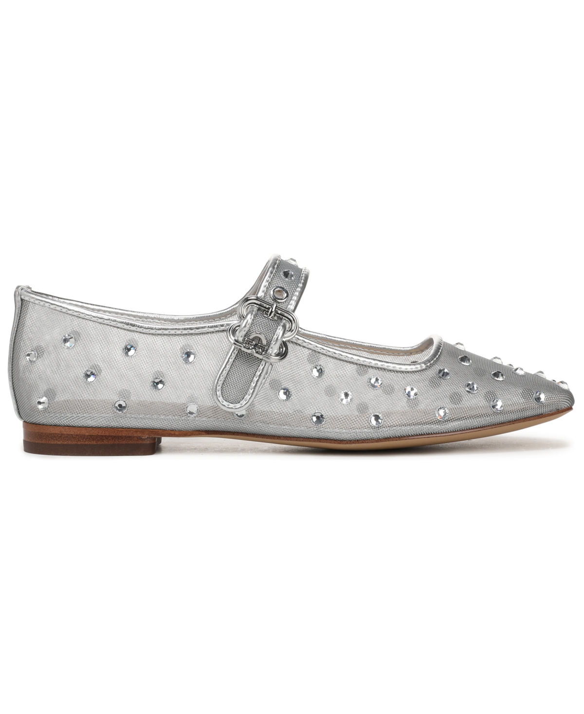 Sam Edelman Women's Michaela Shine Mary Jane Flats In Metallic