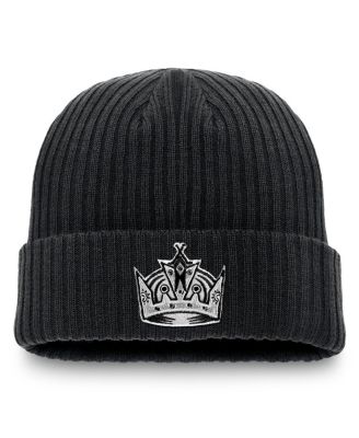 Fanatics - Men's Black Los Angeles Kings Component Cuffed Knit Hat