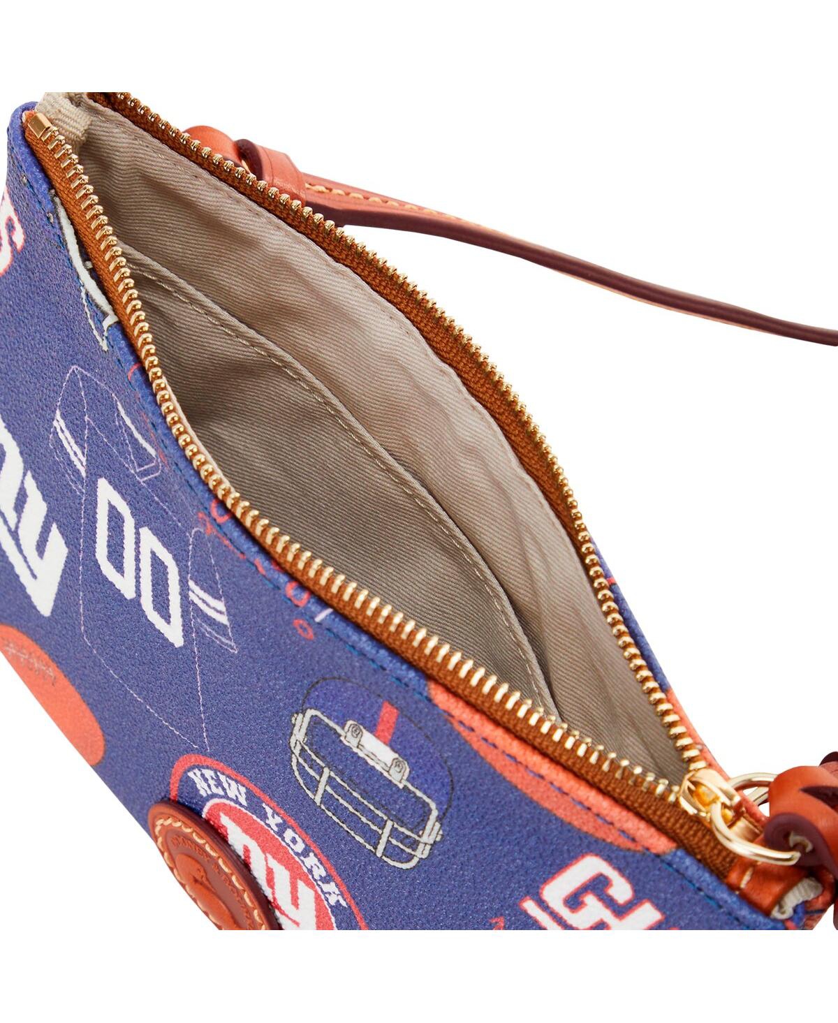 Dooney & Bourke New York Giants Top Zip Crossbody Purse In Transparent