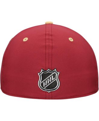 Men's Garnet/Yellow Arizona Coyotes Flex Hat
