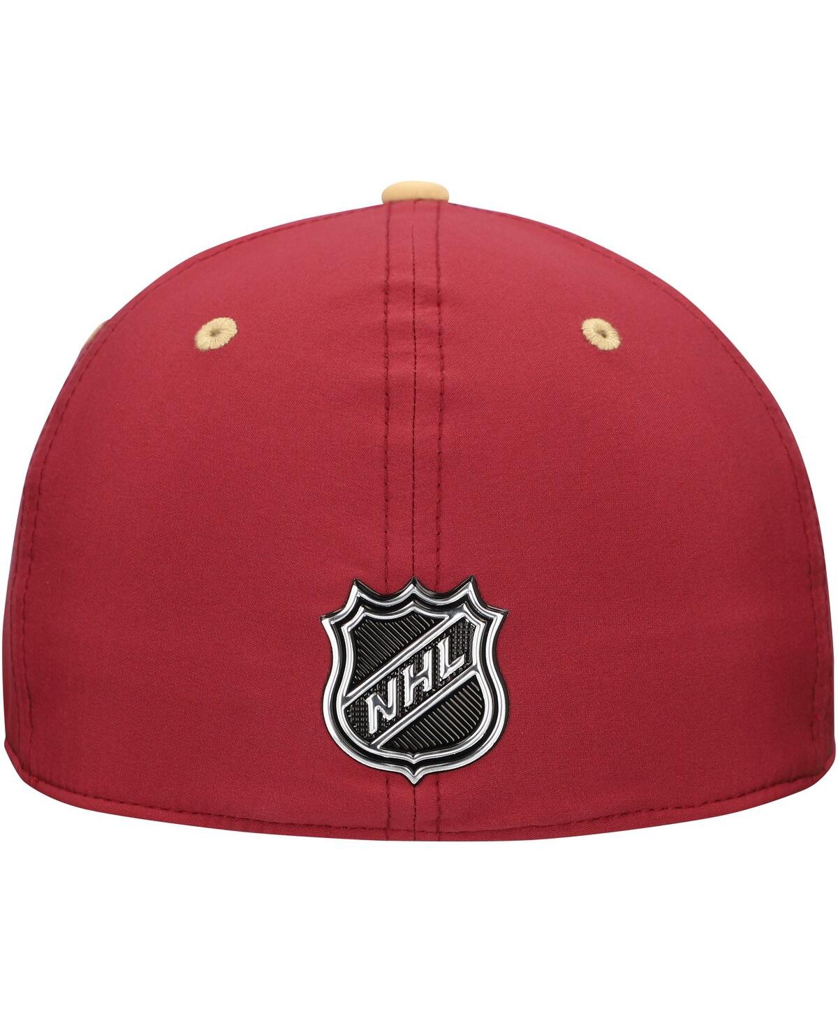 Fanatics Men's Garnet/yellow Arizona Coyotes Flex Hat