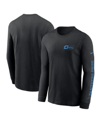 Nike - Men's Black Carolina Panthers All Out Long Sleeve T-Shirt