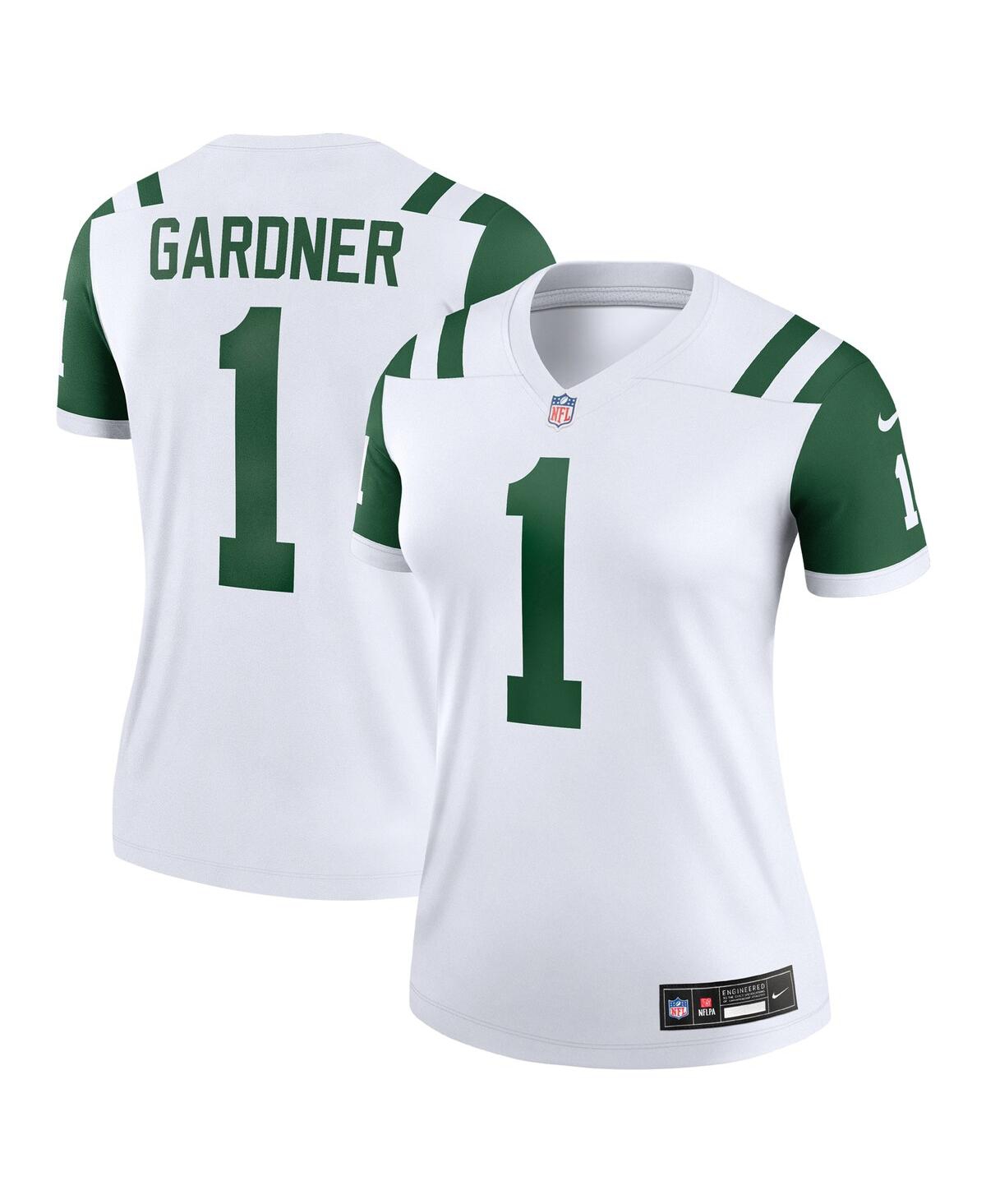 Nike Ahmad Sauce Gardner Classic Alternate White New York Jets Alternate Legend Player Performance T In White