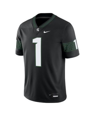 Men's Black Michigan State Spartans Alternate Game Jersey