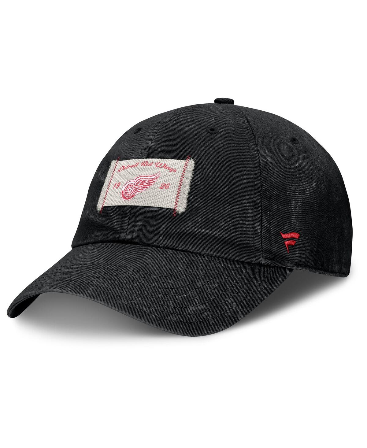 Fanatics Women's Black Detroit Red Wings Heritage Away Game Adjustable Hat