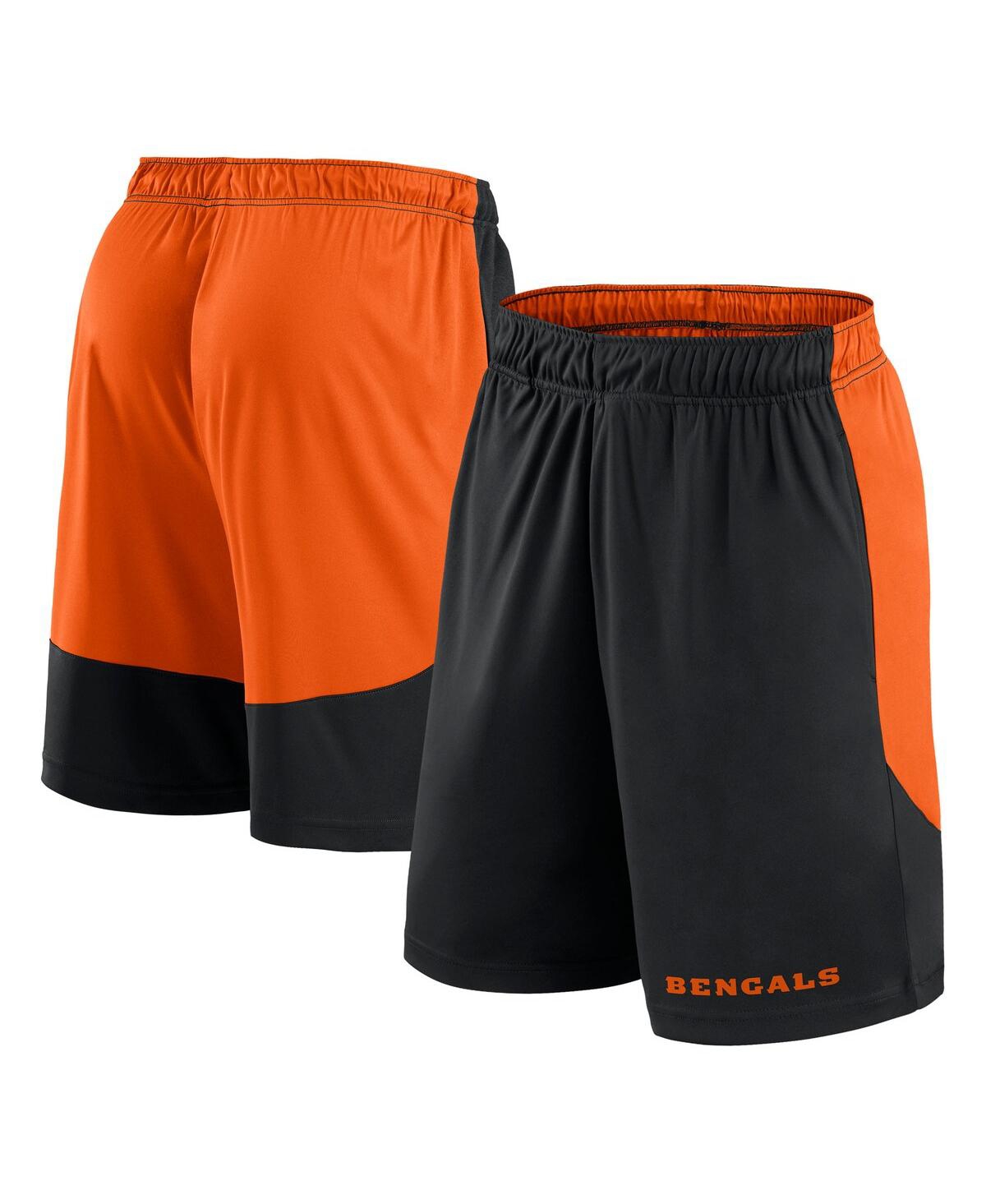 Men's Black/Orange Cincinnati Bengals Launch Shorts - Black, Orange