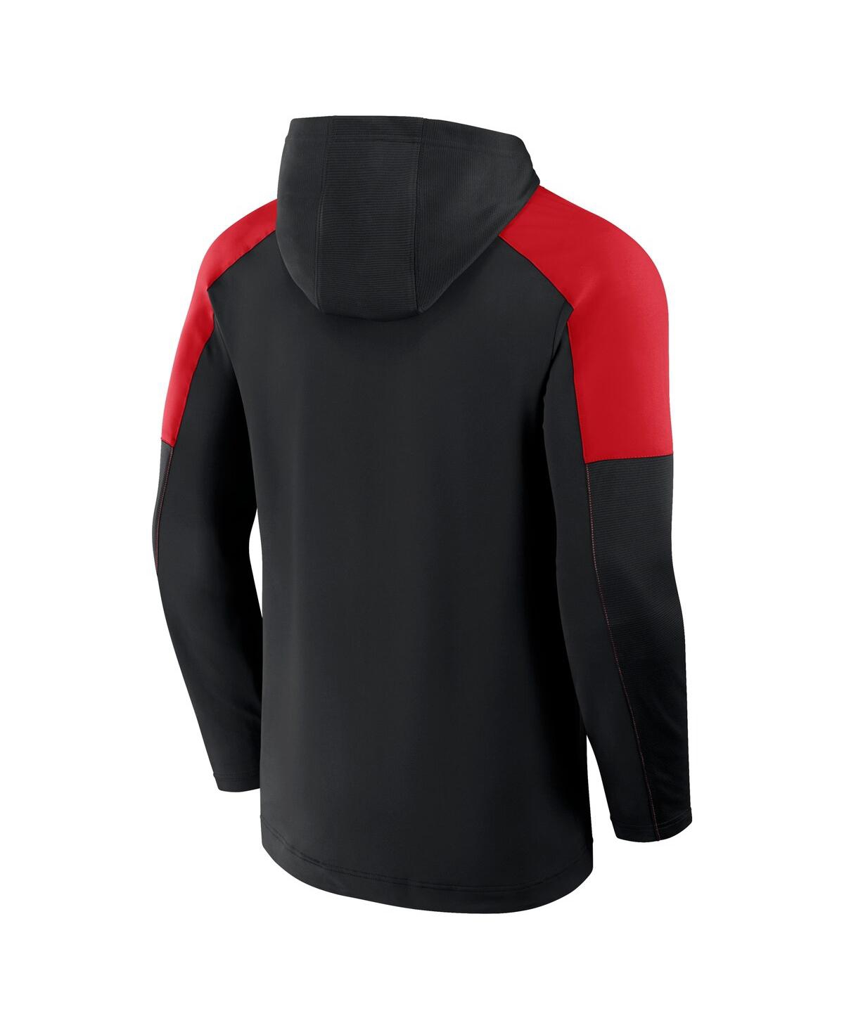 Fanatics Men's Black D.c. United Red Card Transitional Pullover Hoodie In Black