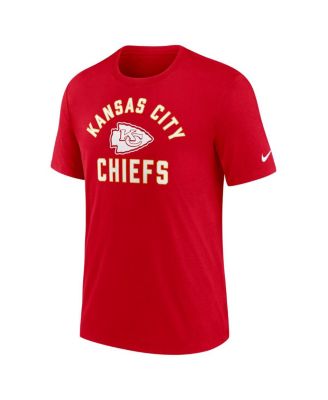 Men's Red Kansas City Chiefs Favorable Timeline Tri-Blend T-Shirt