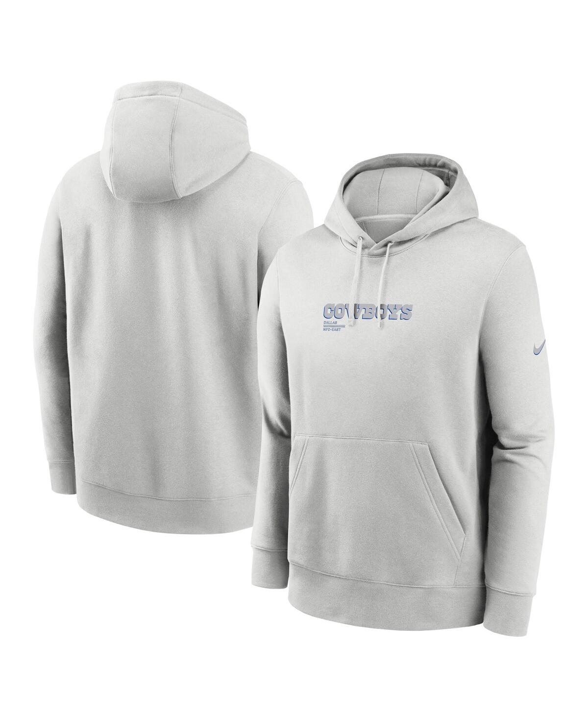 Men's Gray Dallas Cowboys Edge Pack French Terry Club Pullover Hoodie - Gray
