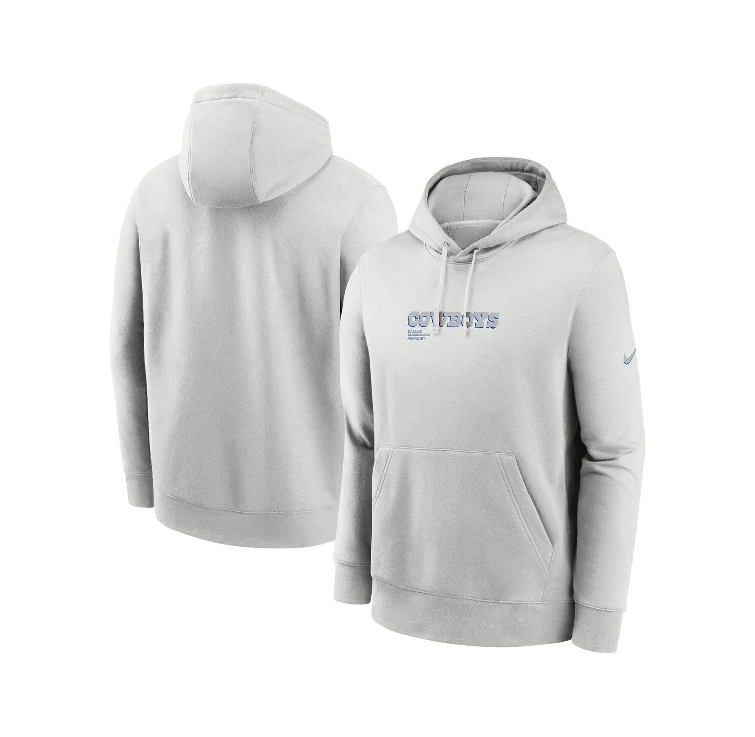 Men's Gray Dallas Cowboys Edge Pack French Terry Club Pullover Hoodie