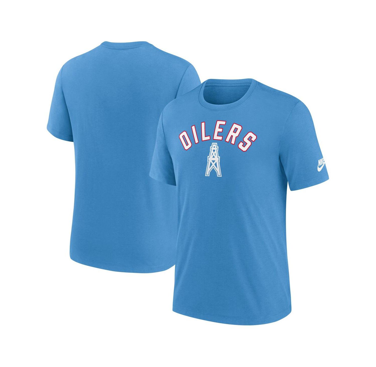 Men's Light Blue Tennessee Titans Favorable Timeline Tri-Blend T-Shirt