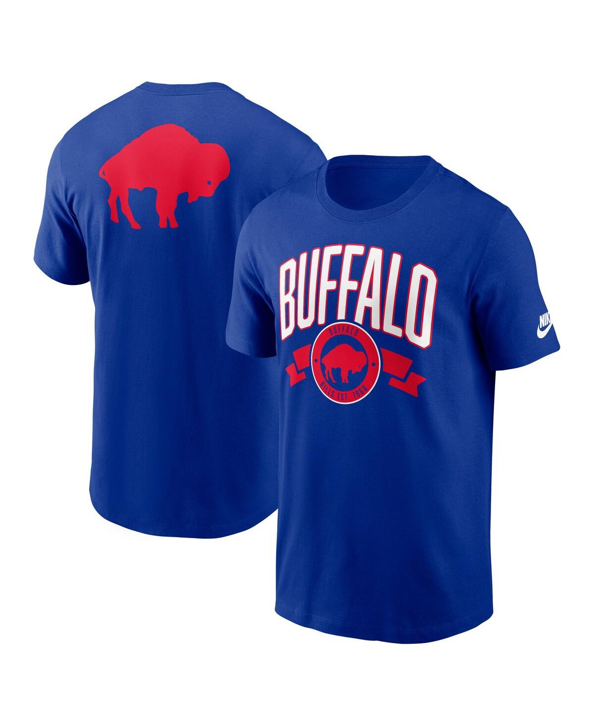 Nike Royal Buffalo Bills Rewind Front And Back Hit Essential T-shirt In Blue