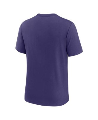 Men's Purple Baltimore Ravens Favorable Timeline Tri-Blend T-Shirt