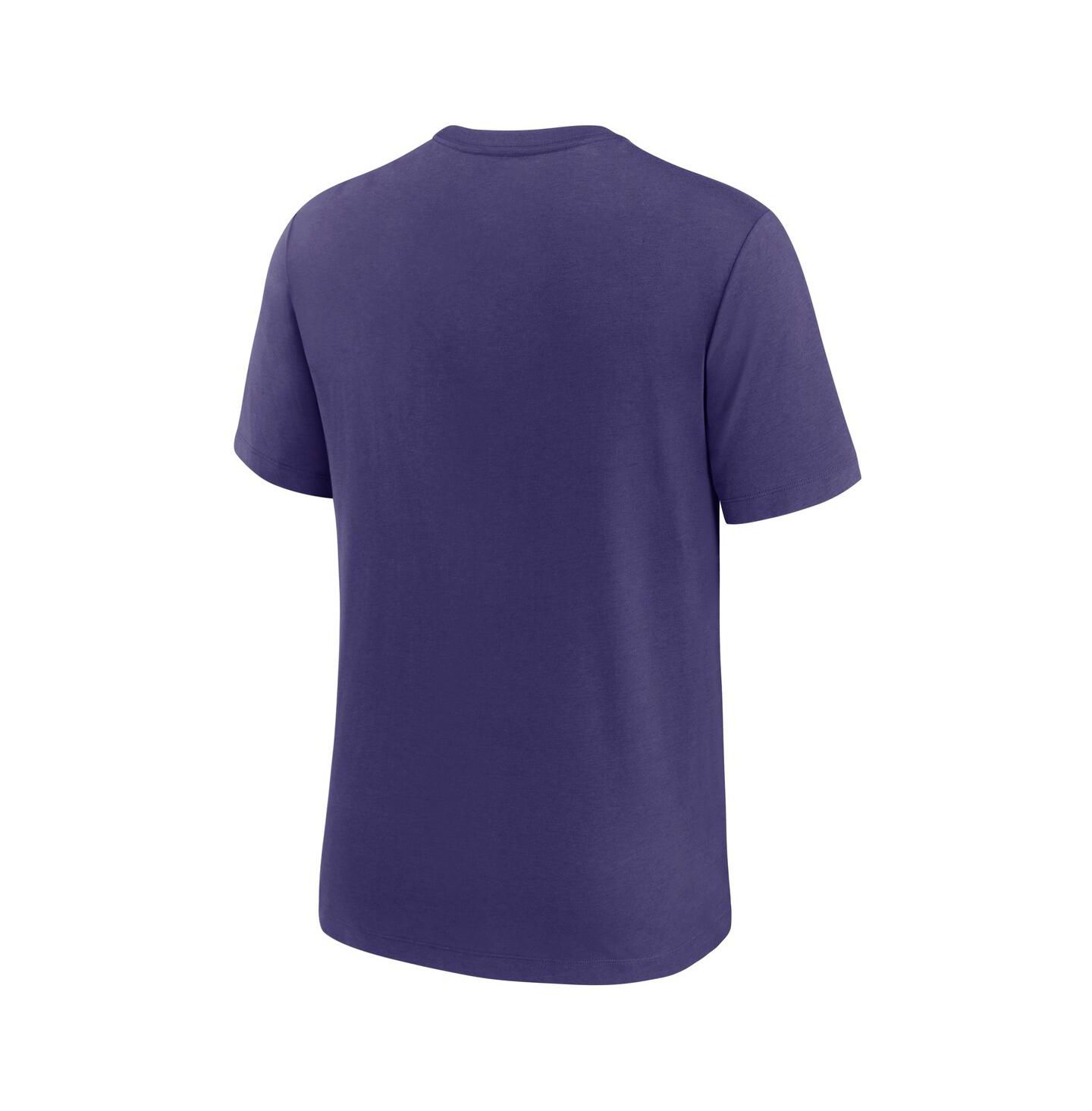 Мужская футболка Nike Purple Baltimore Ravens Favorable Timeline Tri-Blend — фото 3