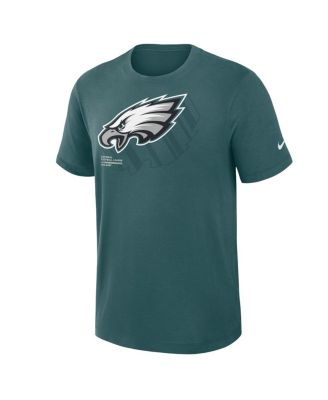 Men's Midnight Green Philadelphia Eagles Left End Run Slub Performance T-Shirt