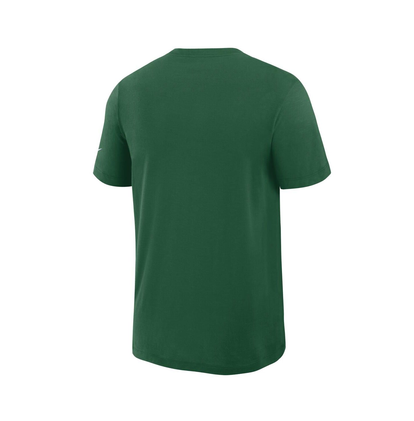 Мужская футболка Nike Green New York Jets Left End Run Slub Performance — фото 3
