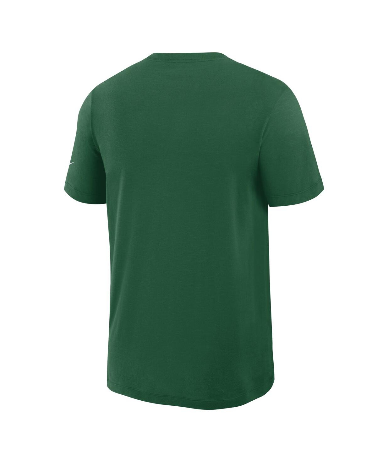Nike Green New York Jets Left End Run Slub Performance T-shirt In Green