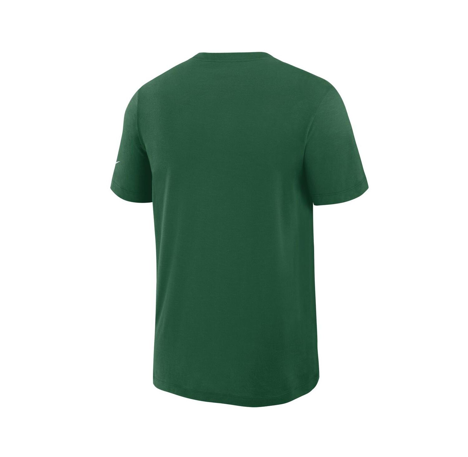 Men's Green New York Jets Left End Run Slub Performance T-Shirt