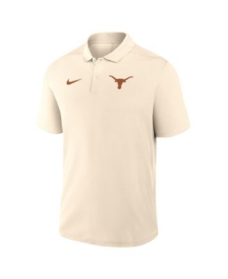 Men's Tan Texas Longhorns Primary Logo Victory Performance Polo Shirt