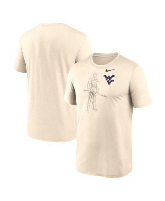 Nike - Men's Natural West Virginia Mountaineers Campus Shadow Legend Performance T-Shirt