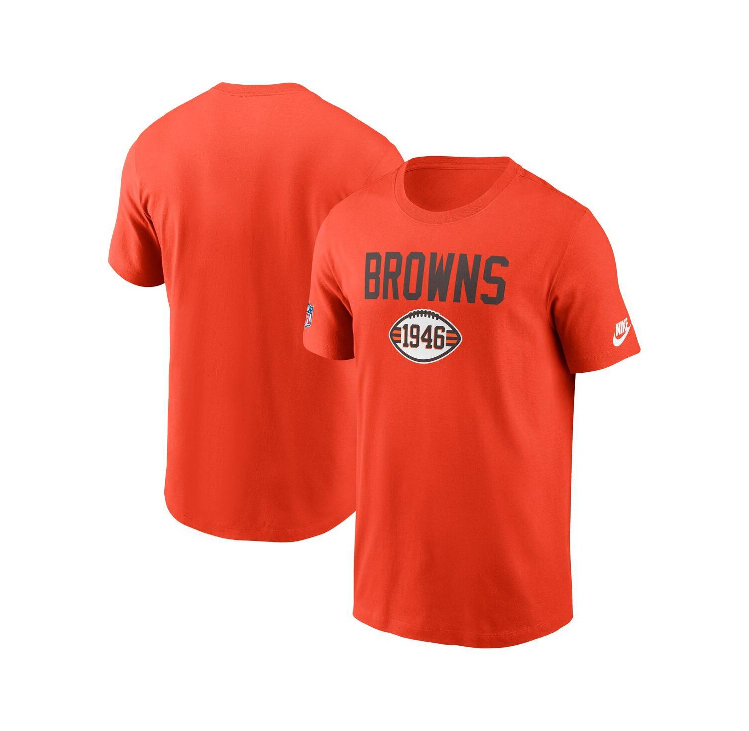 Men's Orange Cleveland Browns Alt Pack Onside Conversion Performance T-Shirt