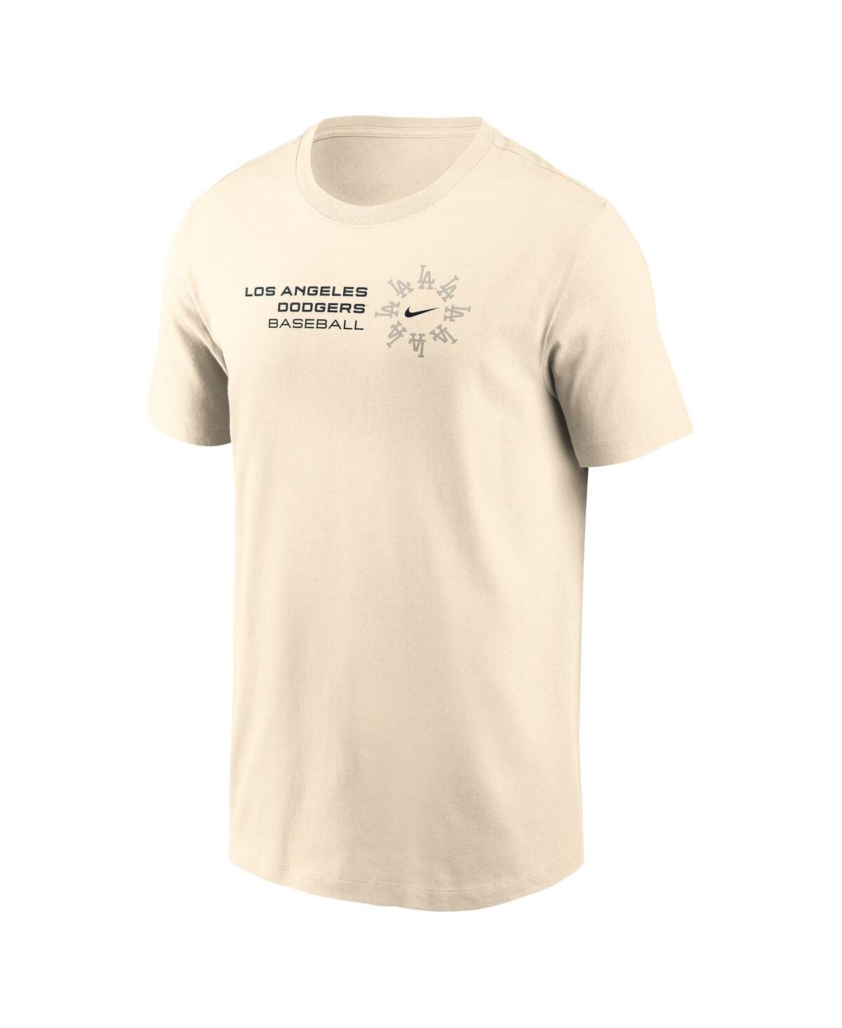 Nike Natural Los Angeles Dodgers Pinwheel Lockup T-shirt In Brown