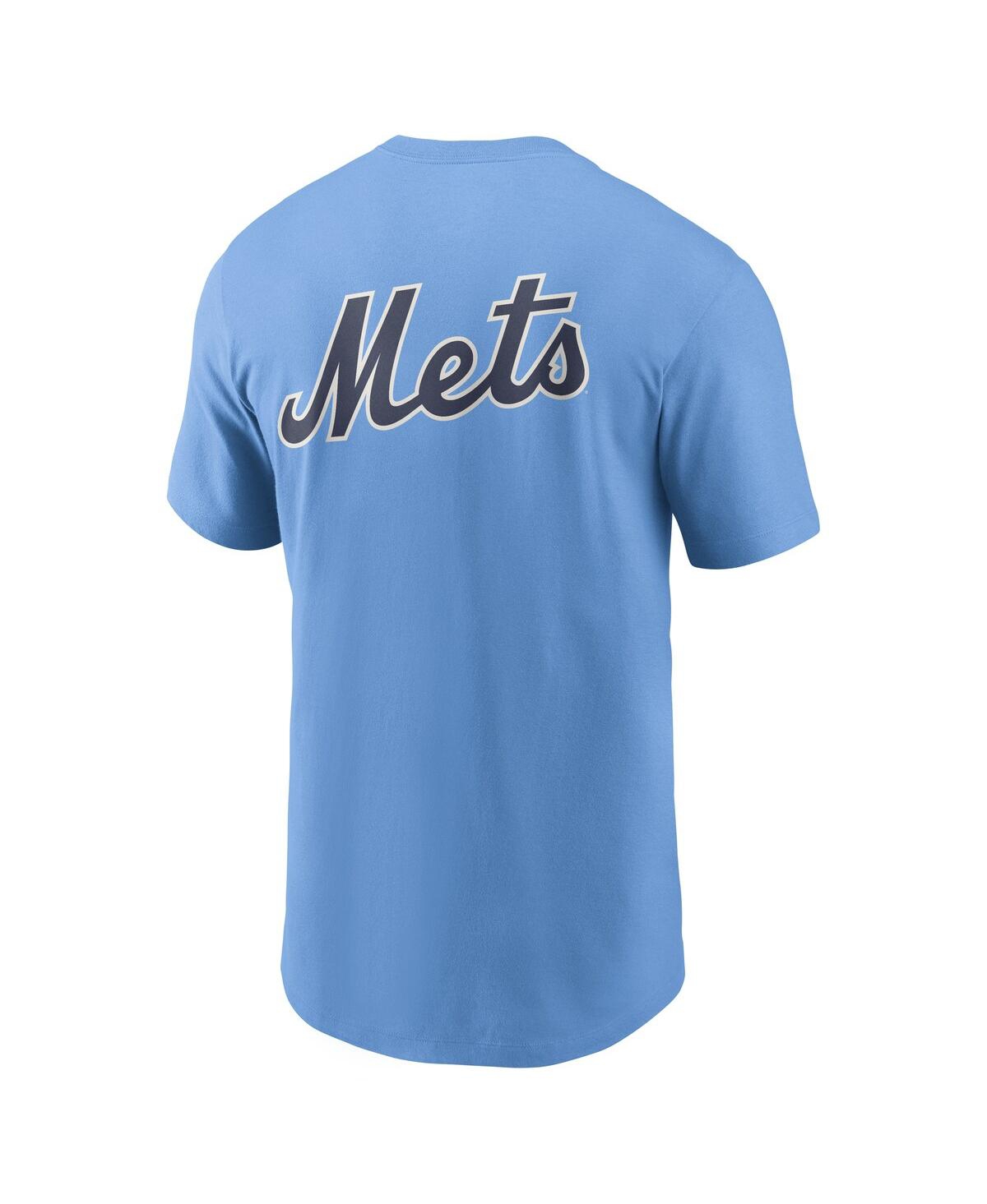 Nike Light Blue New York Mets Record Shattered T-shirt In Blue