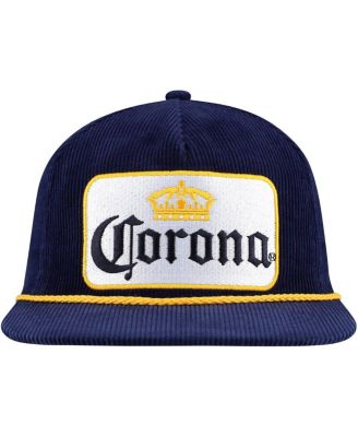 Men's Navy Corona Corduroy Rope Golf Snapback Hat