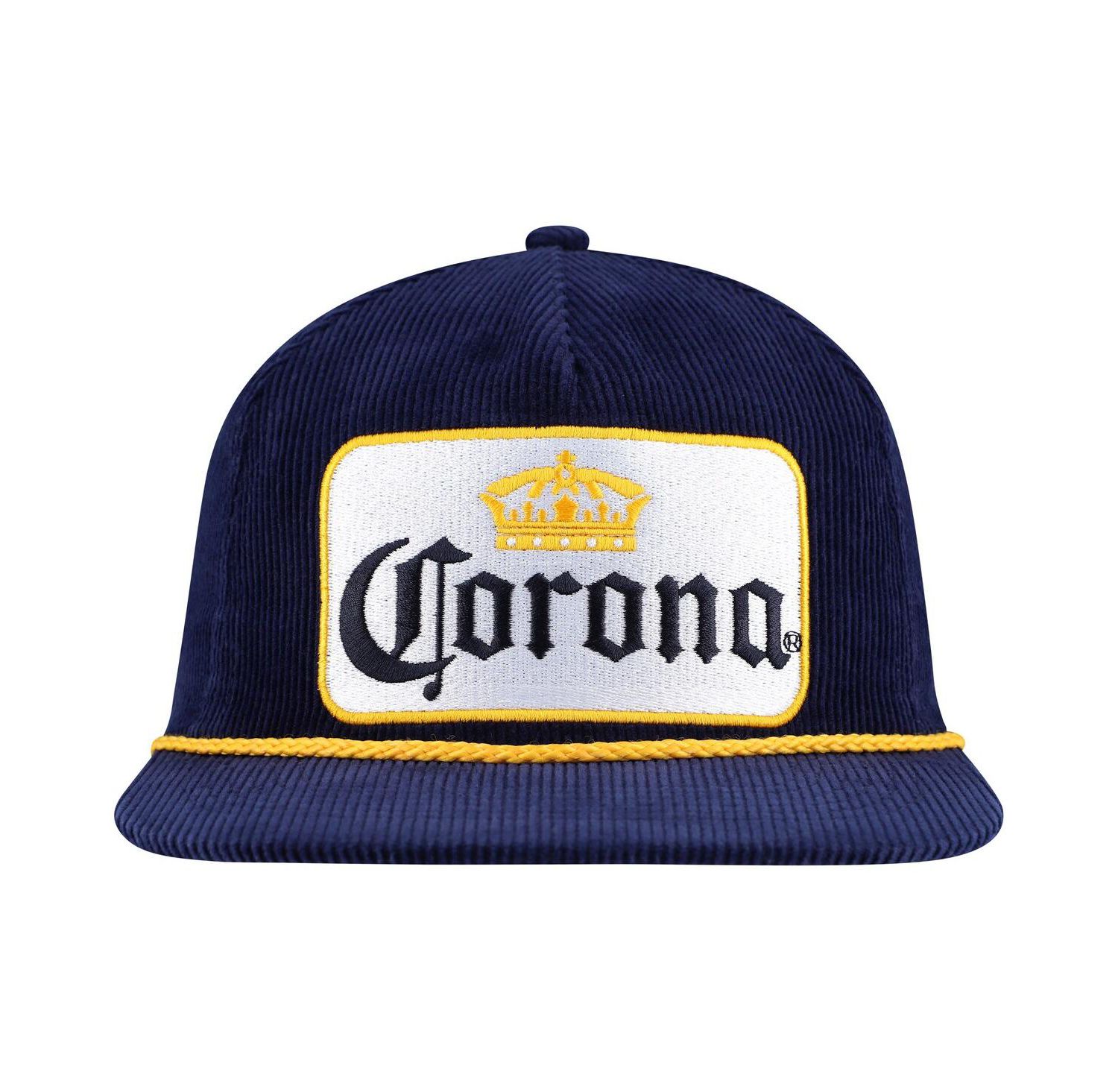 Men's Navy Corona Corduroy Rope Golf Snapback Hat