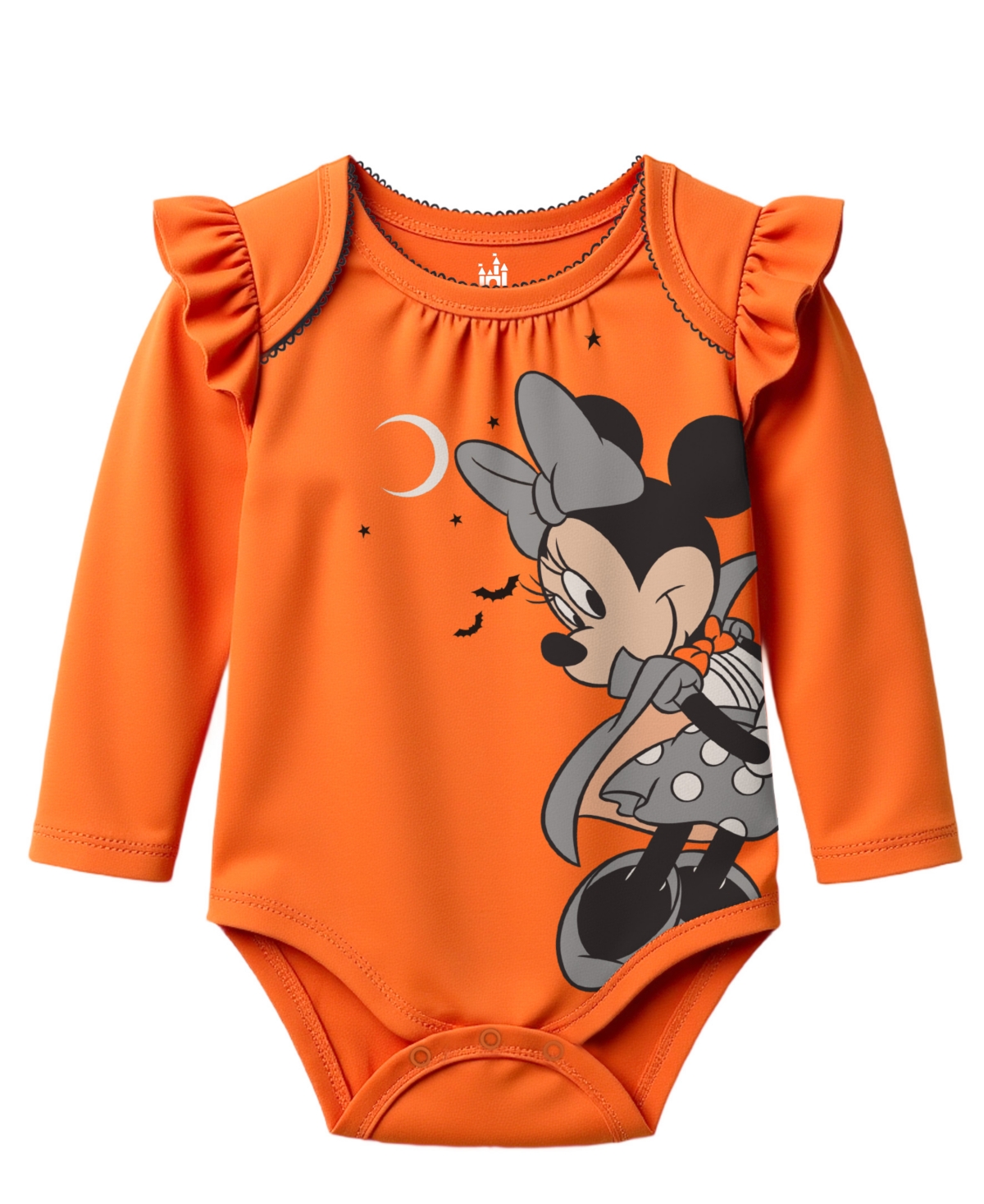 Disney Baby Girls Minnie Mouse Halloween Skeggings Set In Orange