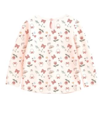 Baby Girls 2-Piece Minnie Mouse Top and Corduroy Overall Set