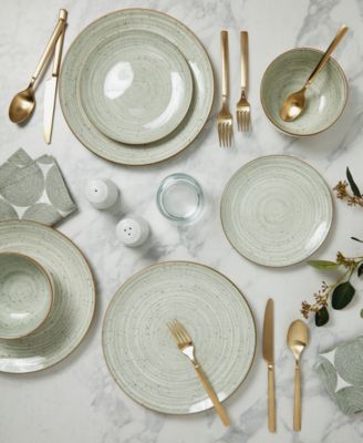 Speckled Sage 12 Pc. Dinnerware Set, Service for 4, Exclusively at Macy's
