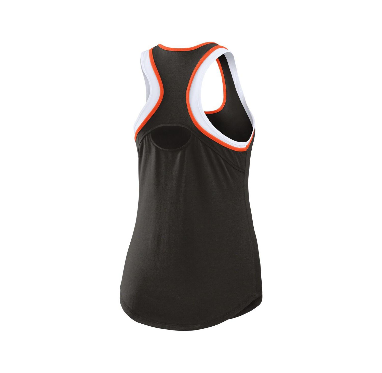 Women's Black San Francisco Giants Color Block Racerback Tank Top